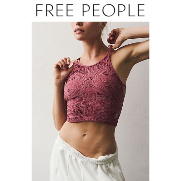 Free People Tops - Free People Happiness Runs Floral Crop Tank